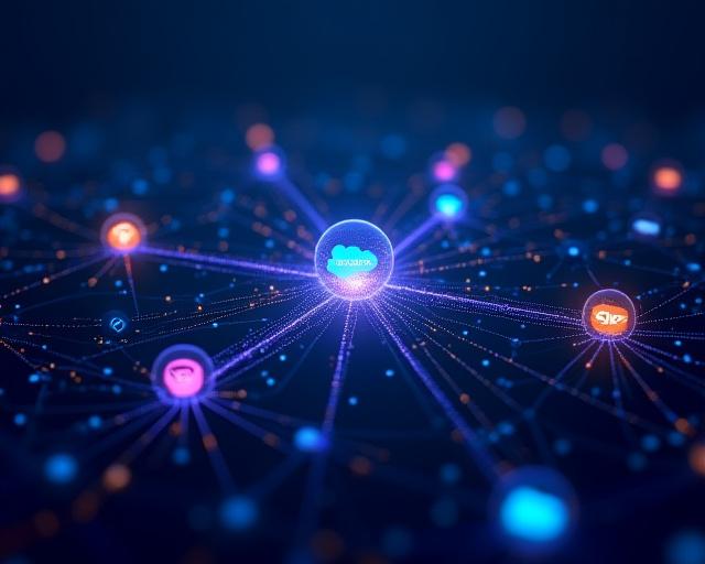 API integration ecosystem connecting multiple business tools